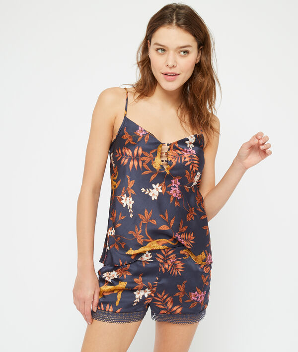 Short de pyjama fleuri Short de pyjama fleuri