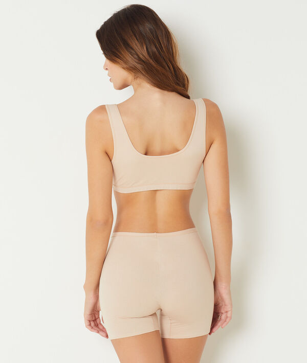 Brassière réversible en coton bio extensible Brassière réversible en coton bio extensible;${refinementColor}