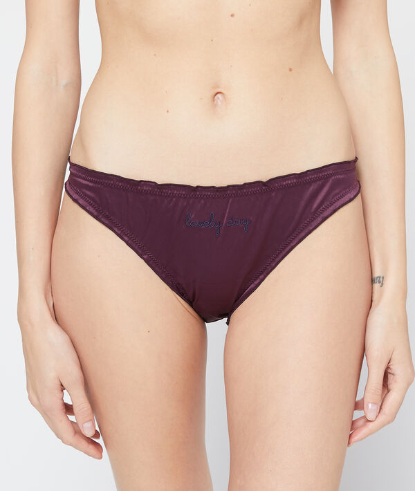 Culotte satinée "Lovely day" Culotte satinée "Lovely day"