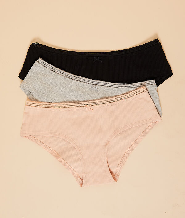 Lot de 3 shortys côtelés Lot de 3 shortys côtelés