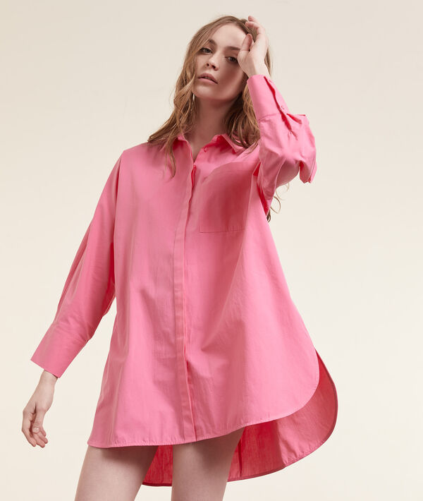 Chemise de nuit à boutons Chemise de nuit à boutons;${refinementColor}