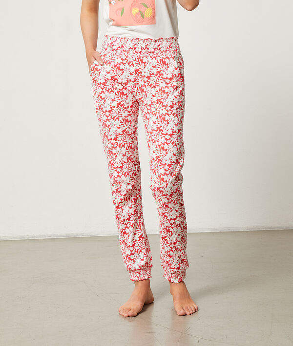 Pantalon imprimé floral Pantalon imprimé floral;${refinementColor}