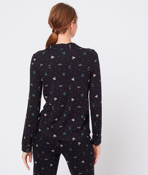 Chemise imprimée en viscose éco-responsable Chemise imprimée en viscose éco-responsable
