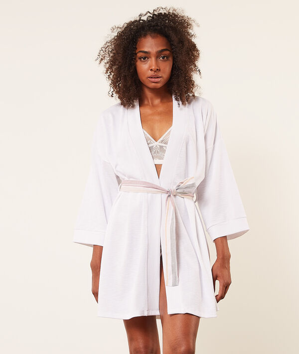 Déshabillé avec ceinture imprimée Déshabillé avec ceinture imprimée;${refinementColor}