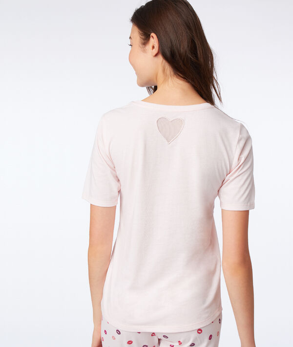 T-shirt "madame" dos coeur rose.