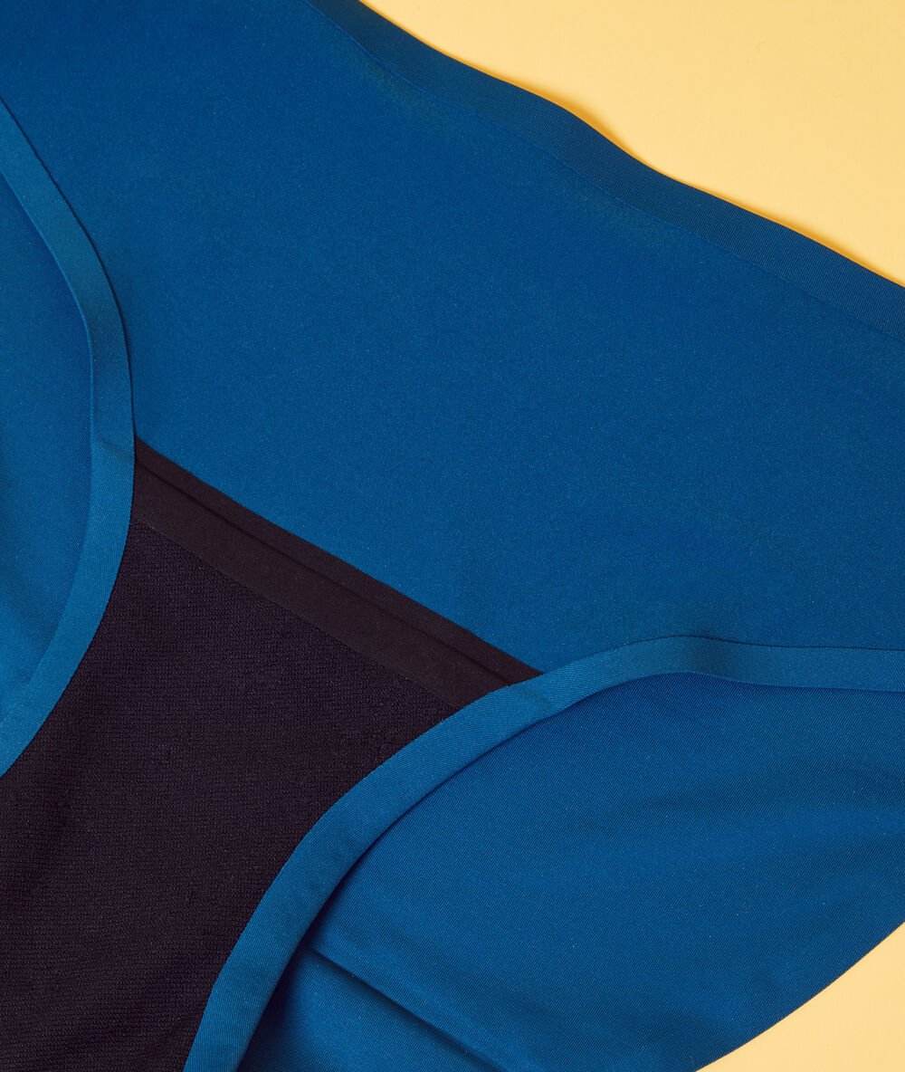 Culotte de règles smoon bleu.