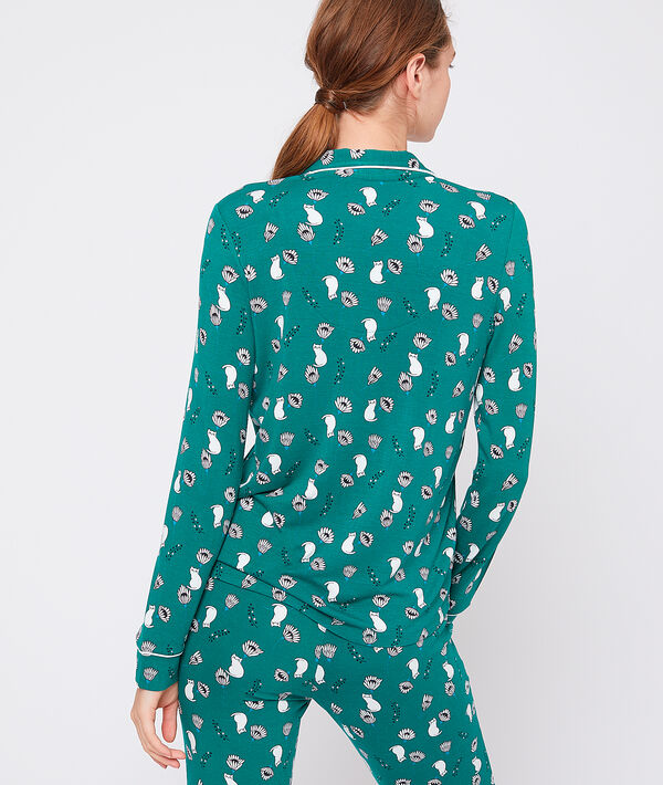 Chemise de pyjama en viscose éco-responsable Chemise de pyjama en viscose éco-responsable
