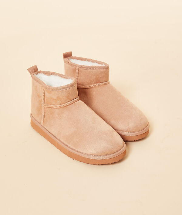 Chaussons bottines fourrés Chaussons bottines fourrés;${refinementColor}