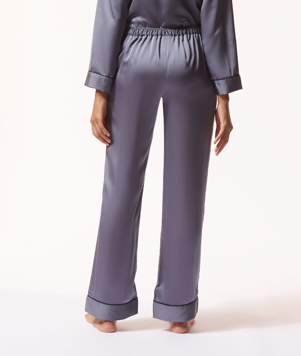 Pantalon de pyjama satiné Pantalon de pyjama satiné;${refinementColor}