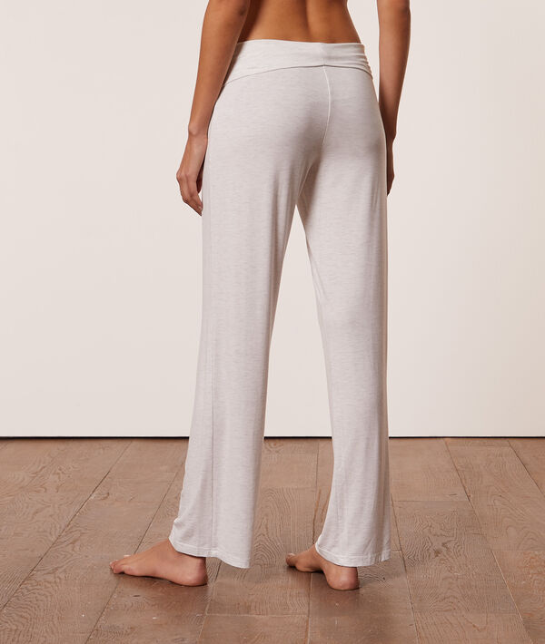 Pantalon fluide taille haute Pantalon fluide taille haute;${refinementColor}