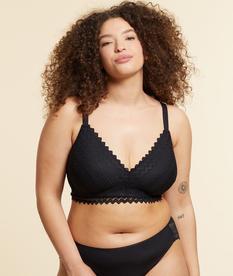 Soutien Gorge Sans Armatures Coques Fines Voyage Noir Etam