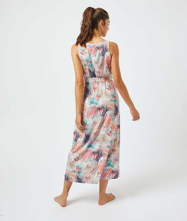 Robe longue imprimée Robe longue imprimée;${refinementColor}
