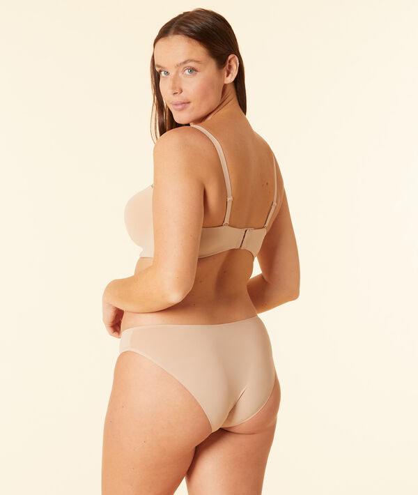 Culotte en microfibre naturel.