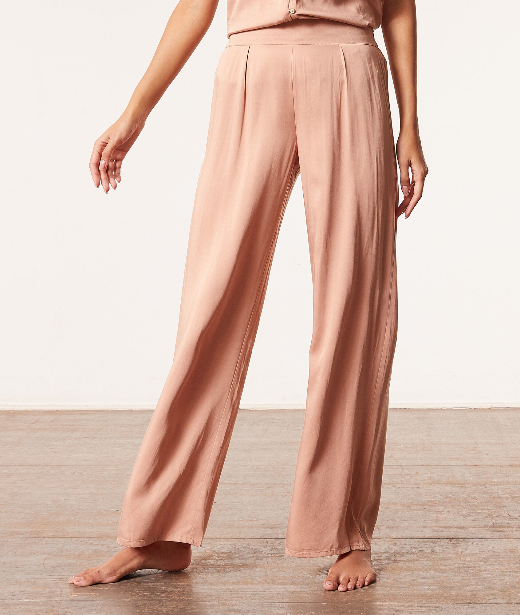 Pantalon de pyjama - Boyfriend - XS - Marron - Femme - Etam