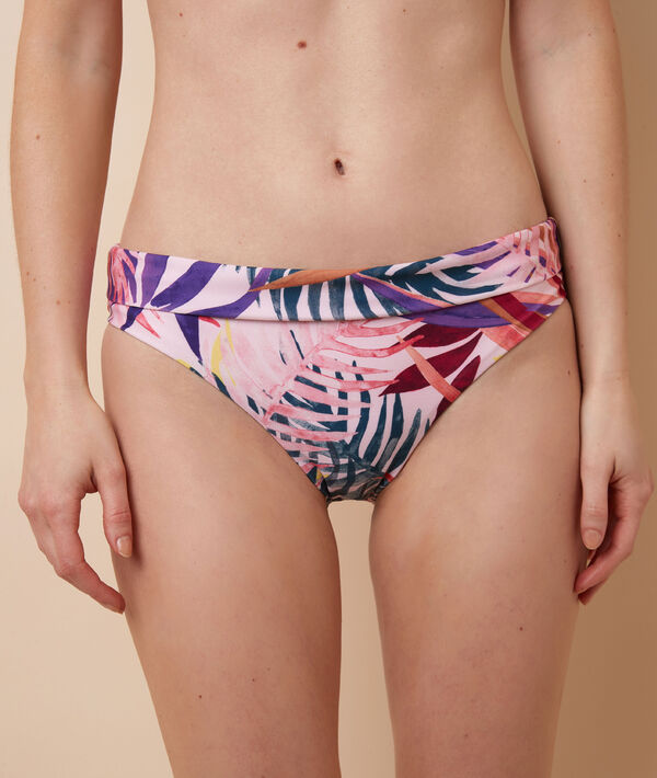 Bas de maillot de bain taille haute, multipositions Bas de maillot de bain taille haute, multipositions;${refinementColor}