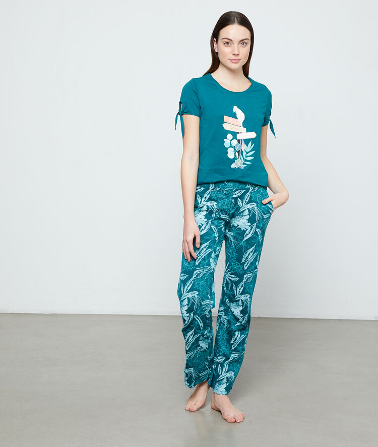 T-shirt "beach, uluru, paradise" vert.