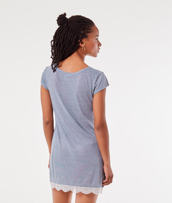 Chemise de nuit bas dentelle Chemise de nuit bas dentelle;${refinementColor}