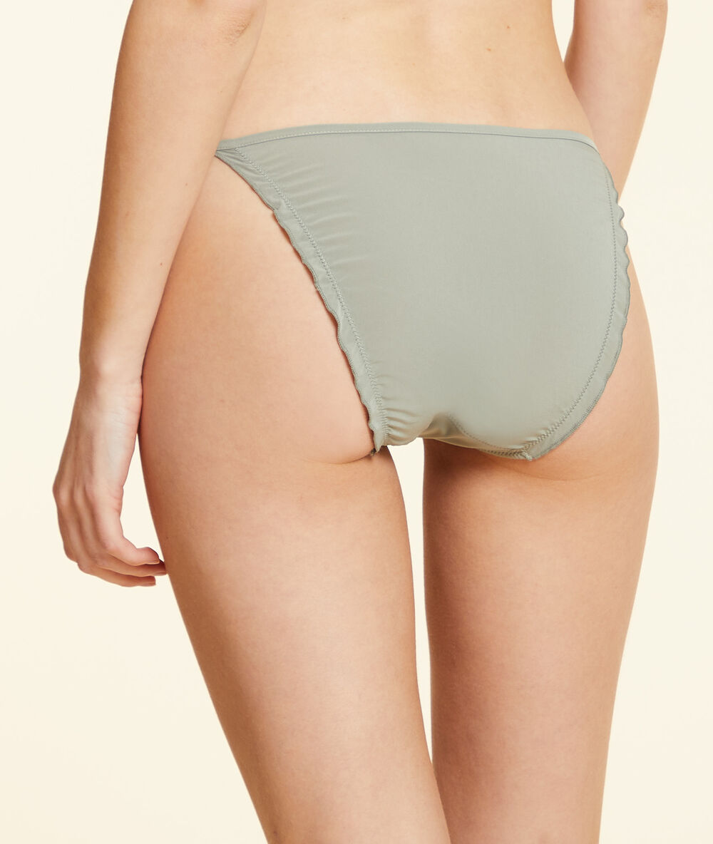 Culotte bikini argile.