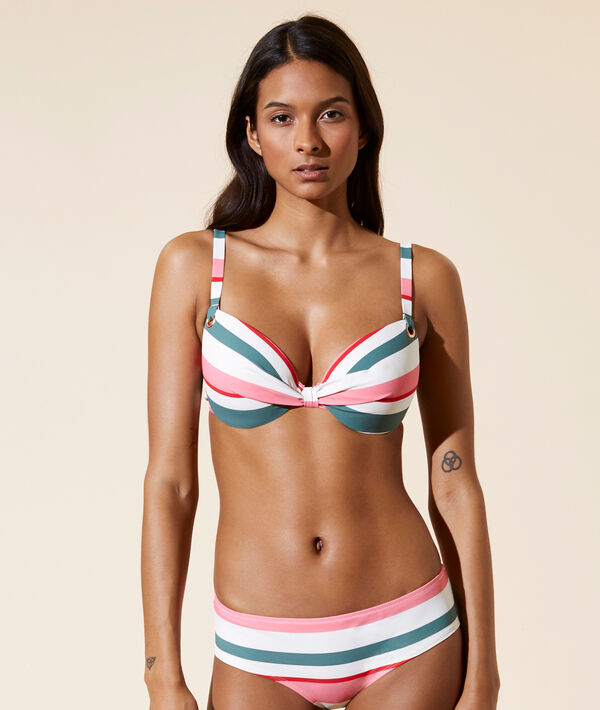 Haut de maillot de bain classique, coques fines Haut de maillot de bain classique, coques fines;${refinementColor}