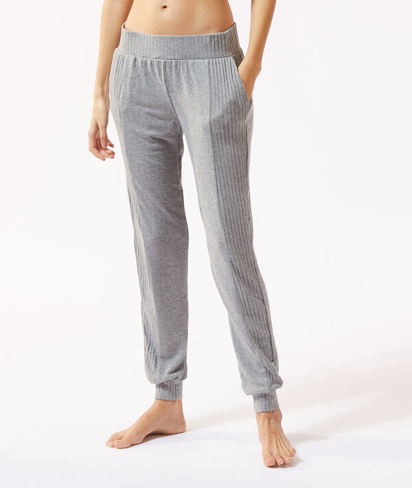 Pantalon uni loungewear Pantalon uni loungewear;${refinementColor}