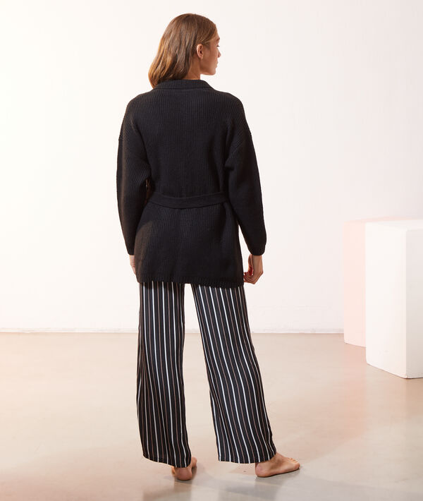 Pyjama 3 pièces en maille et satin Pyjama 3 pièces en maille et satin;${refinementColor}