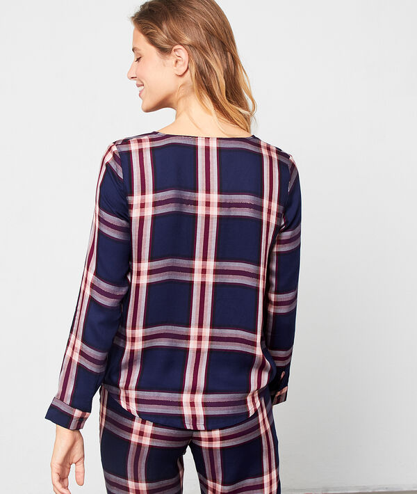 Chemise de pyjama effet cache-cœur Chemise de pyjama effet cache-cœur