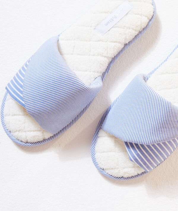 Chaussons tongs rayés Chaussons tongs rayés;${refinementColor}