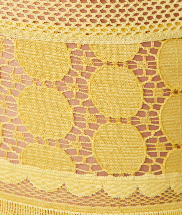 Tanga en dentelle à pois Tanga en dentelle à pois