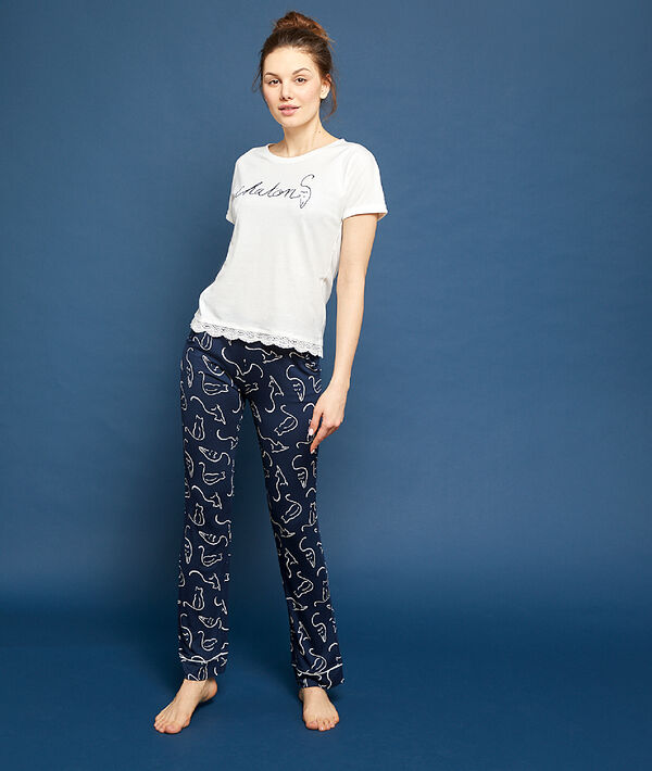 T-shirt imprimé "Chaton" T-shirt imprimé "Chaton";${refinementColor}