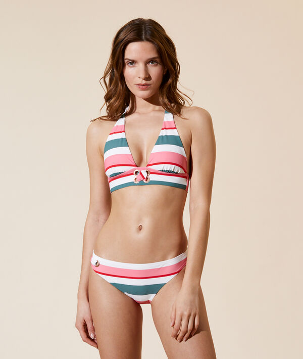 Haut de maillot de bain triangle, pads amovibles Haut de maillot de bain triangle, pads amovibles;${refinementColor}