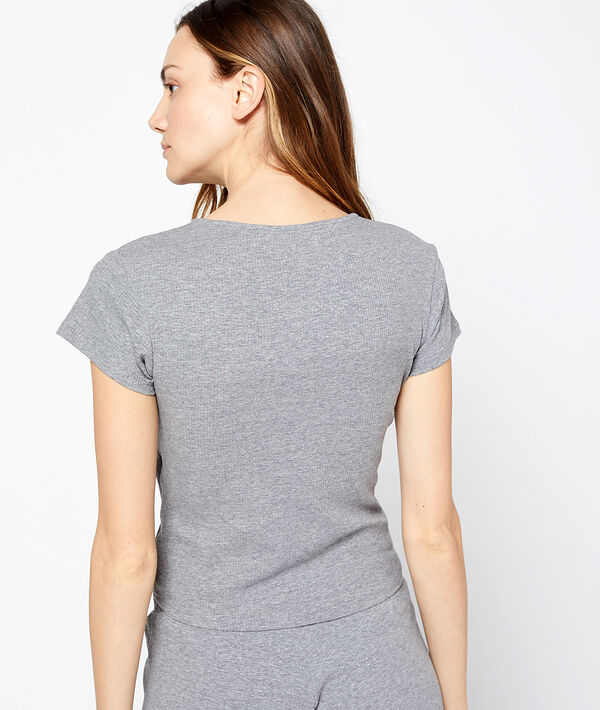 Crop top effet cache-coeur Crop top effet cache-coeur