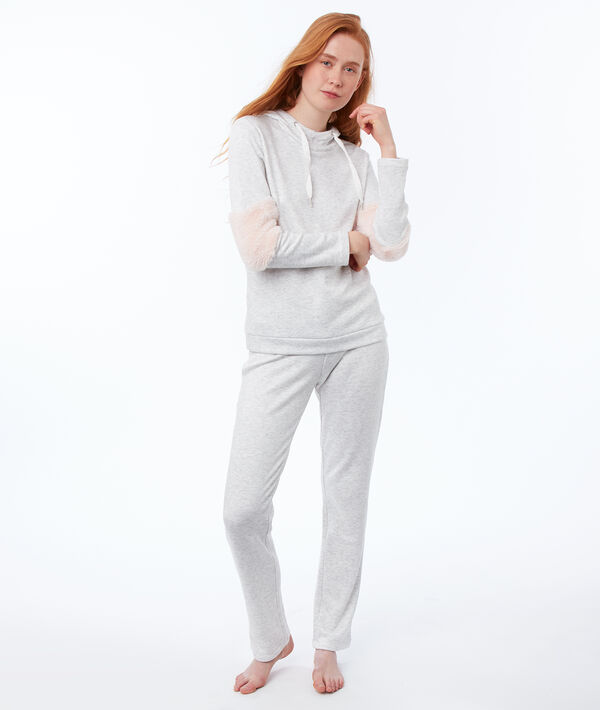 Pantalon homewear chiné Pantalon homewear chiné