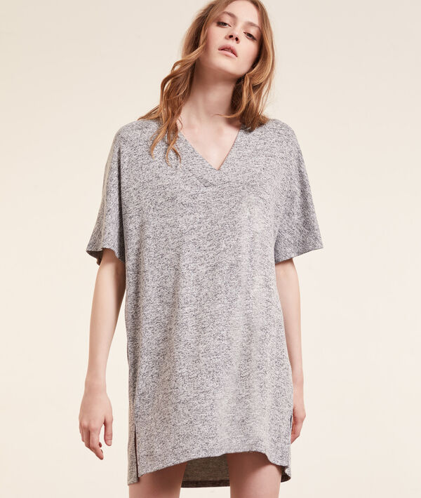 Chemise de nuit col V Chemise de nuit col V;${refinementColor}
