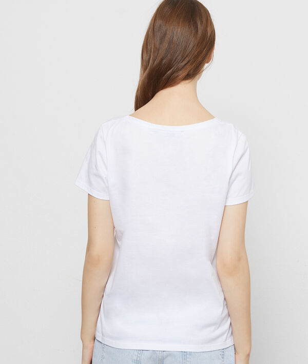 T-shirt "Sous le maillot" en coton T-shirt "Sous le maillot" en coton
