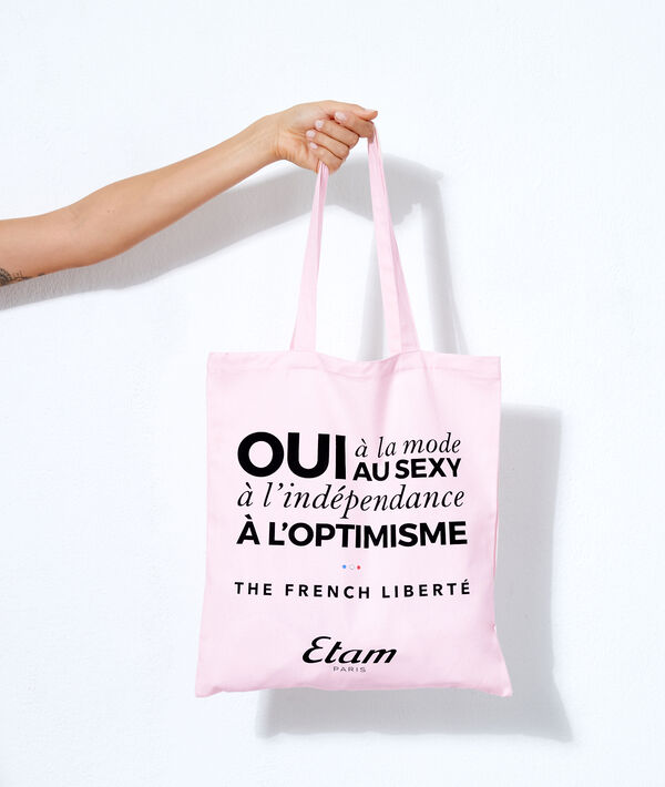 Tote Bag "Oui à l'optimisme" Tote Bag "Oui à l'optimisme";${refinementColor}