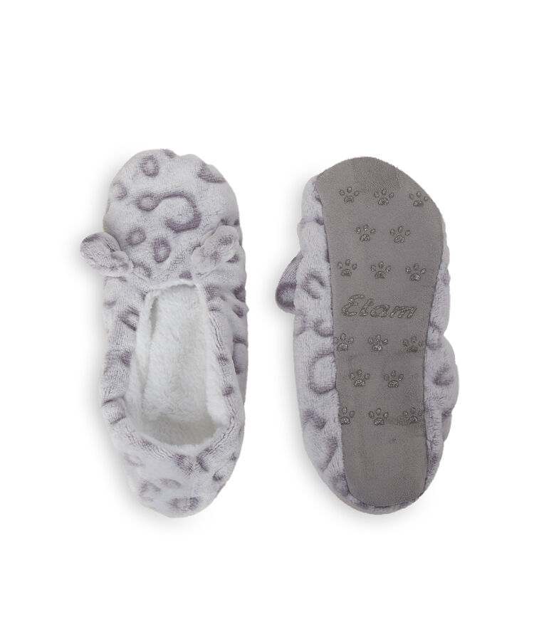 Chaussettes animaux gris.