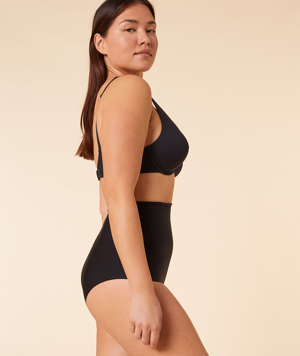 Culotte taille très haute - maintien fort noir.