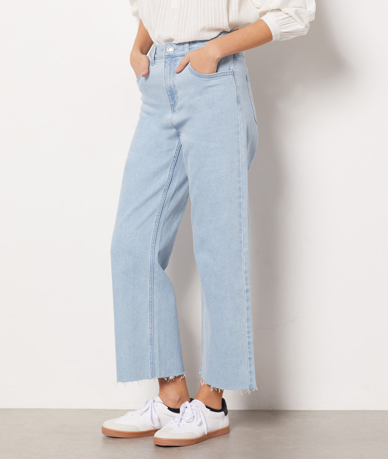 Jean coupe large - Doda - 34 - Bleu - Femme - Etam