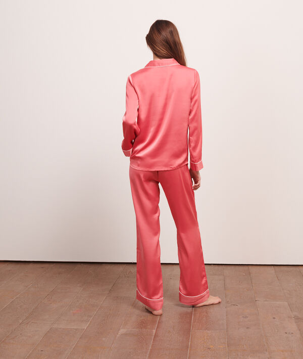Pantalon de pyjama satiné Pantalon de pyjama satiné;${refinementColor}