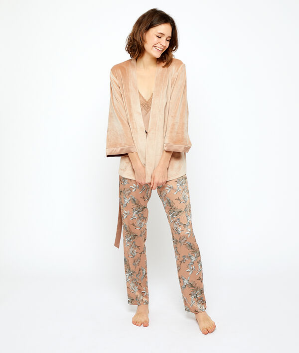 Pyjama 3 pièces satiné Pyjama 3 pièces satiné