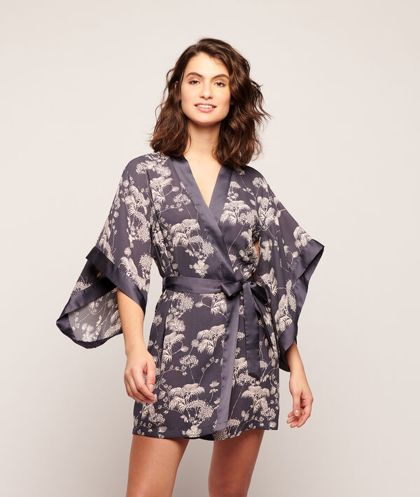 Kimono imprimé fleuri Kimono imprimé fleuri;${refinementColor}