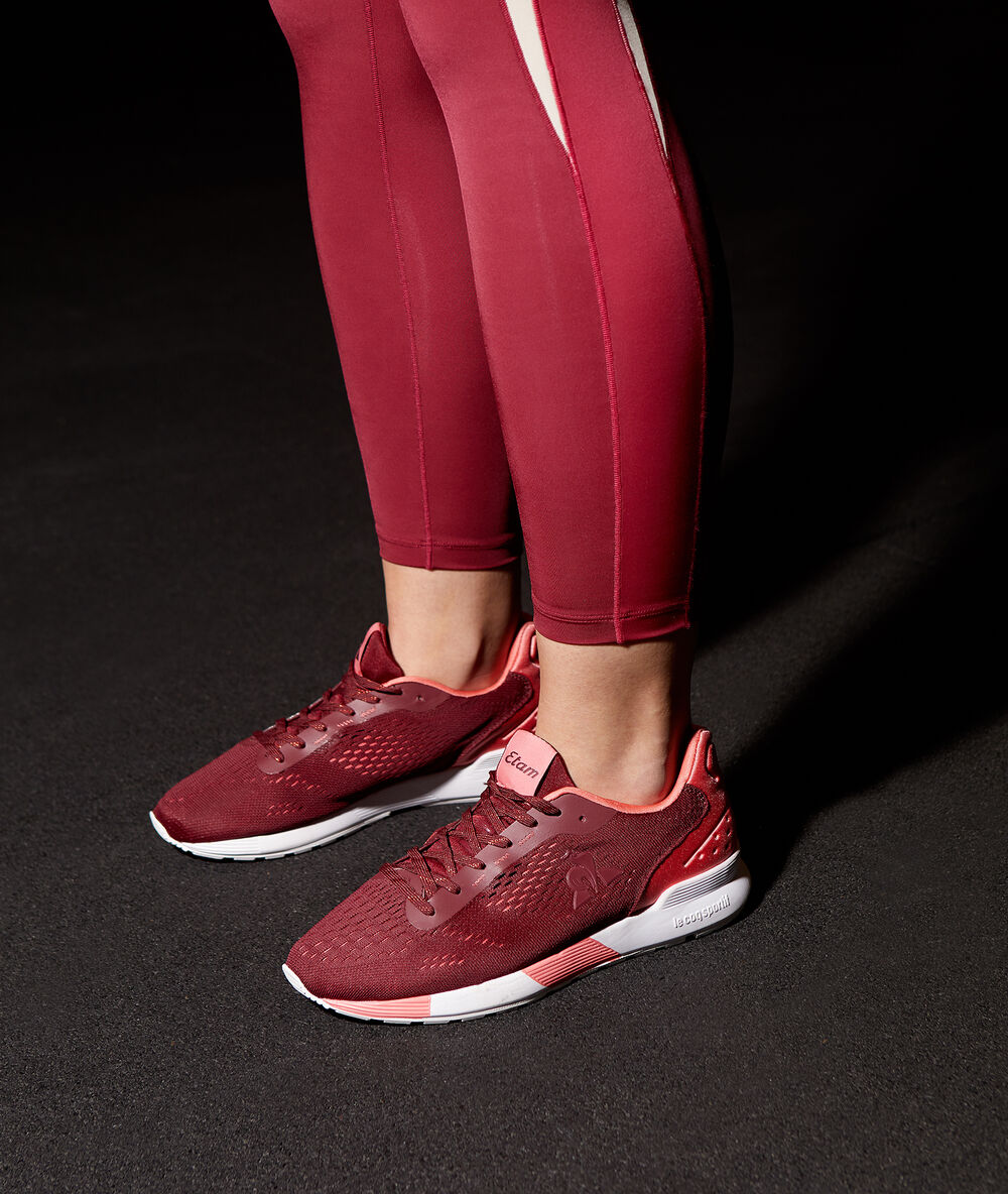 Baskets etam x le coq sportif bordeaux grenat.