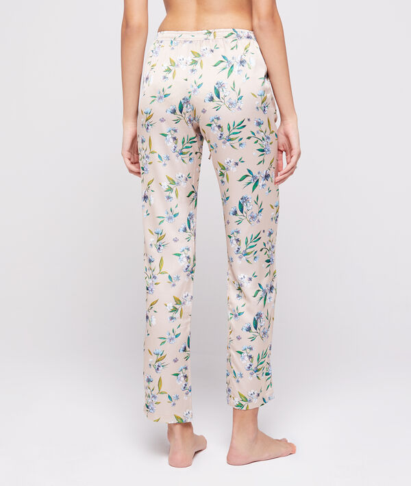 Pantalon satin imprimé Pantalon satin imprimé