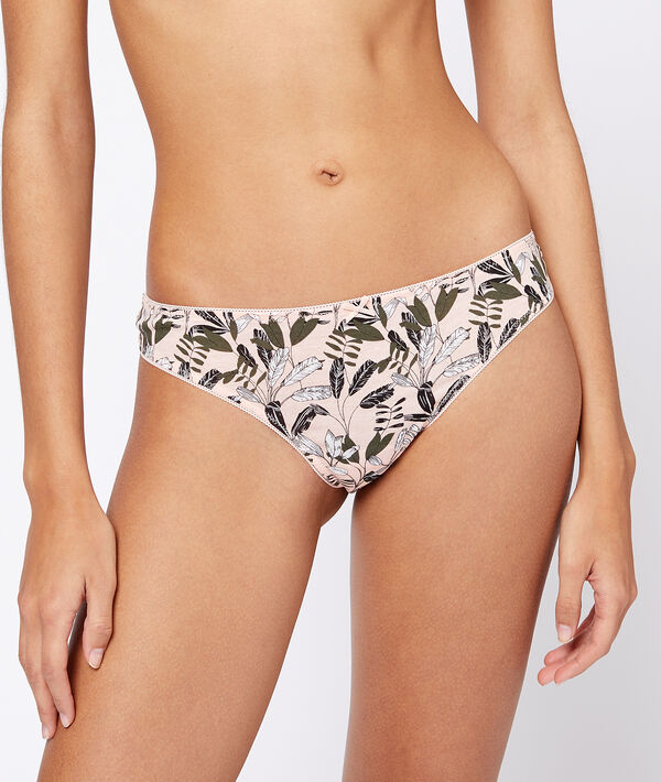 Lot de 4 tangas en coton Lot de 4 tangas en coton