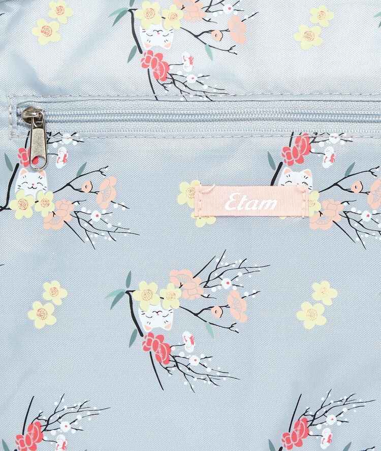 Trousse de toilette double gris.