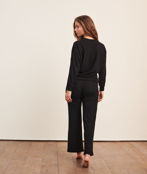 Pantalon côtelé loungewear Pantalon côtelé loungewear;${refinementColor}