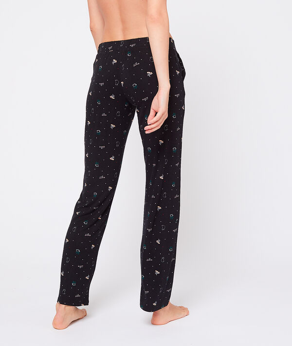Pantalon imprimé en viscose éco-responsable Pantalon imprimé en viscose éco-responsable