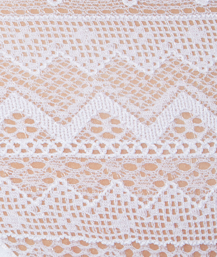 Culotte tout dentelle blanc.