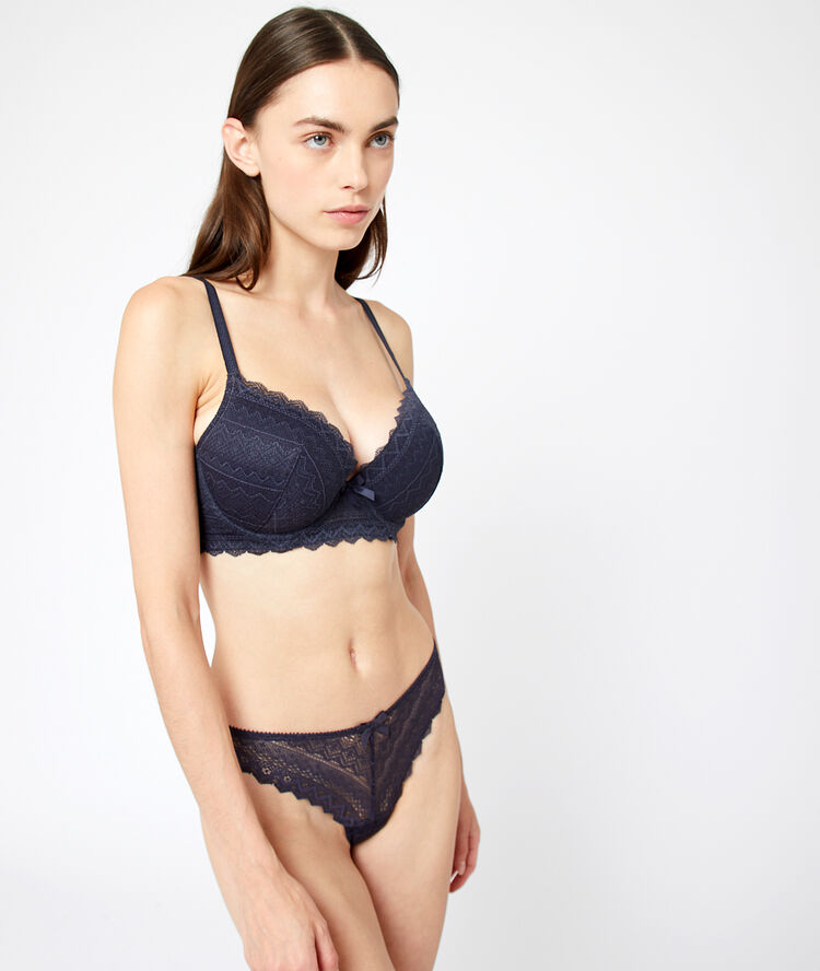 Soutien-gorge n°1 - push-up anthracite.