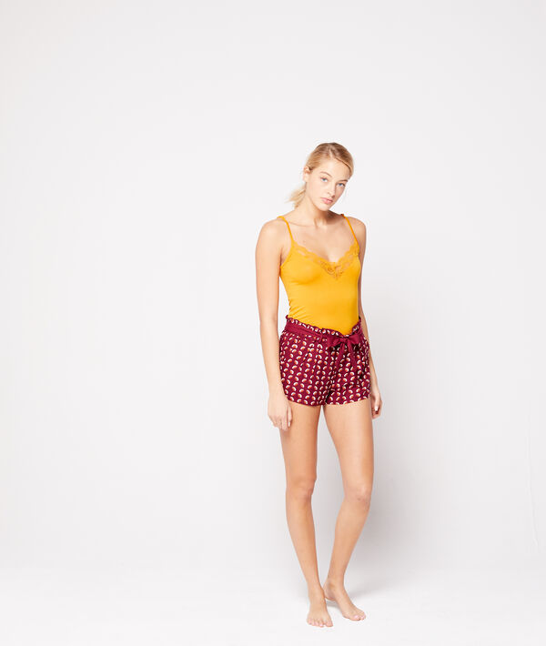 Short noué imprimé floral Short noué imprimé floral